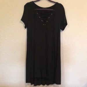 Staccato Lace-up Dress